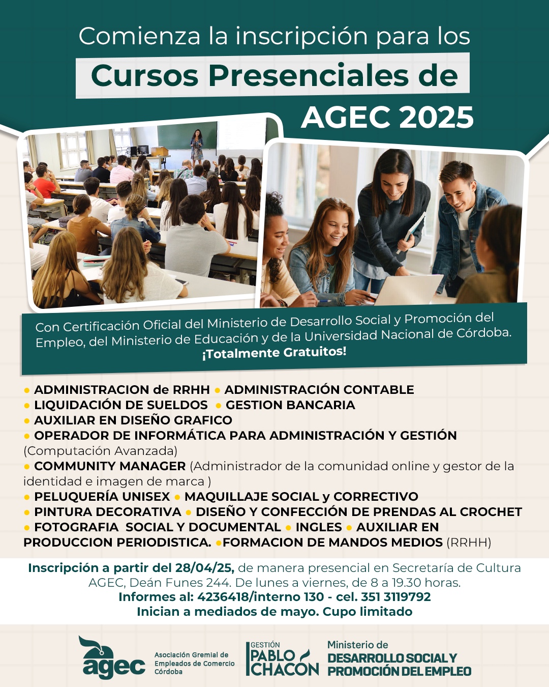 Cursos de Agec